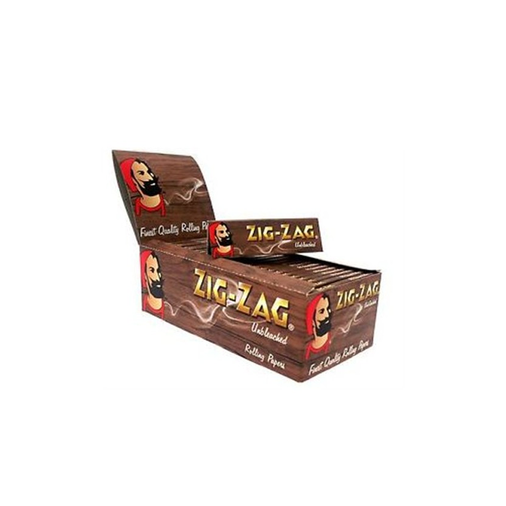 Zig-Zag Regular Unbleached 70mm Rolling Papers display box