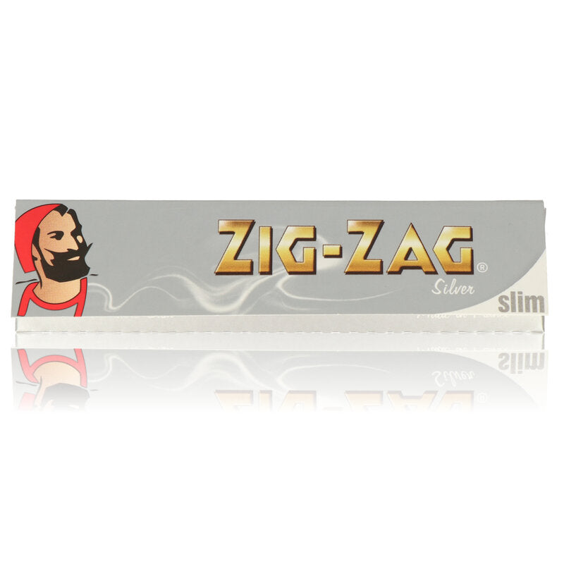 Zig-Zag Silver King Size Slim Rolling Papers - 32 Leaves